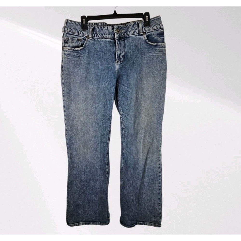 Vintage Silver Y2K 90s‎ Denim Jeans Stretch DV8 Bootcut Women's 34x32